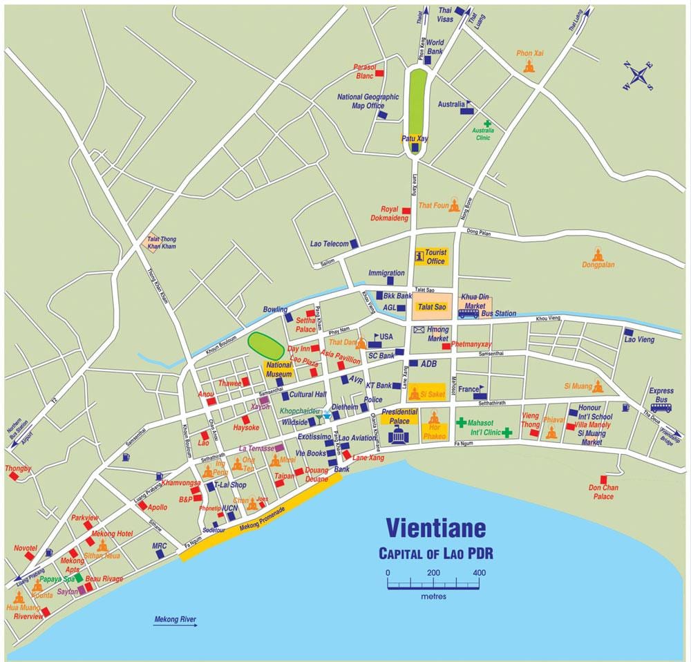 Térkép vientiane-laosz