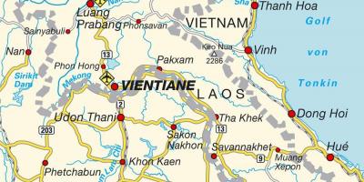 Repülőterek laoszban térkép