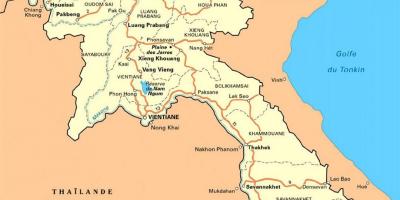 Részletes térkép laosz